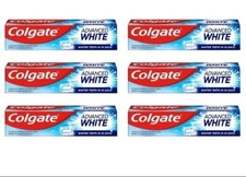 Colgate Advanced White Toothpaste 100ml Pack of 6 With micro crystals.F&F Post  19.55 per litre