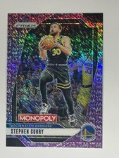 2024-25 Panini Prizm Monopoly #83 Stephen Curry Purple Millionaire Shimmer/50