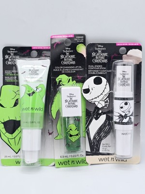 Wet N Wild Nightmare Before Christmas LIMITED EDITION Makeup. 3 Pieces Total 