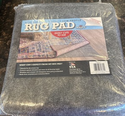 Mohawk Home 8  x 10  Non Slip Grip Rug Pad 1/8'' Low Profile Felt Cushion +