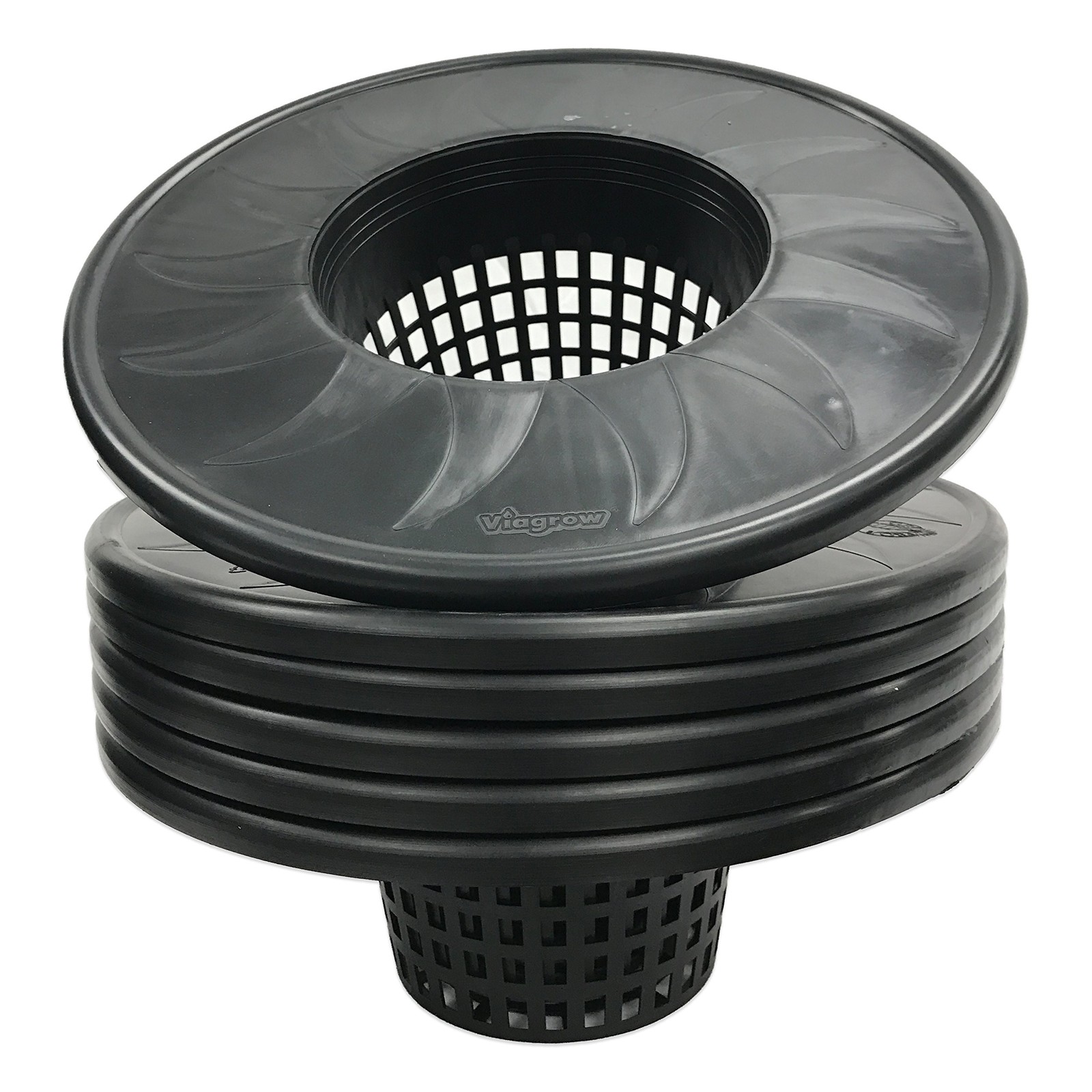 Viagrow® 6 in. Mesh Pot Bucket Lid Insert for 3.5 & 5 Gal. Hydroponic Bucke