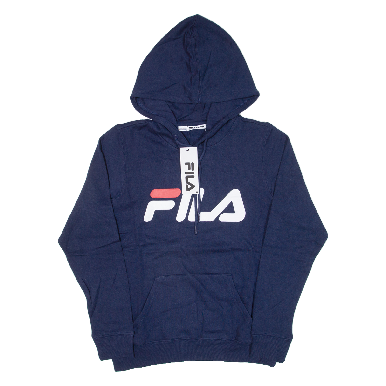 FILA felpa con cappuccio donna blu UK 12
