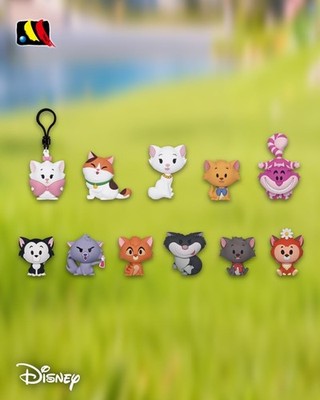 NEW* Disney Cats: Series 69 3D Foam Collectible Figural Bag Clip