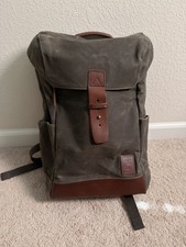 Nutsac Rucksac Backpack 20L  Waxed Canvas-  Tan heritage ruck