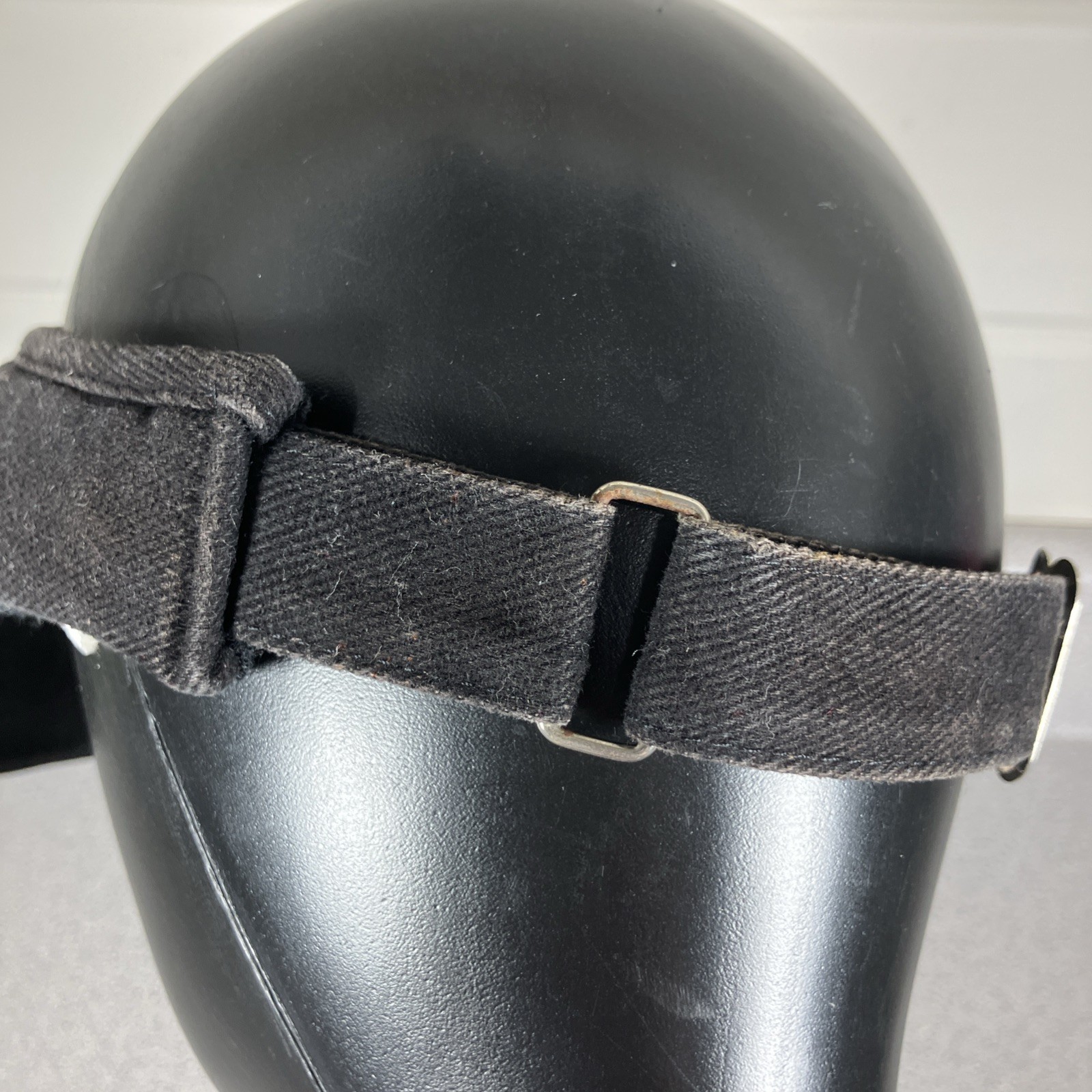 Vtg Adidas Visor Hat Cap 80s 90s Y2K Black Faded Gorpcore Black Blue Distressed thumbnail 5