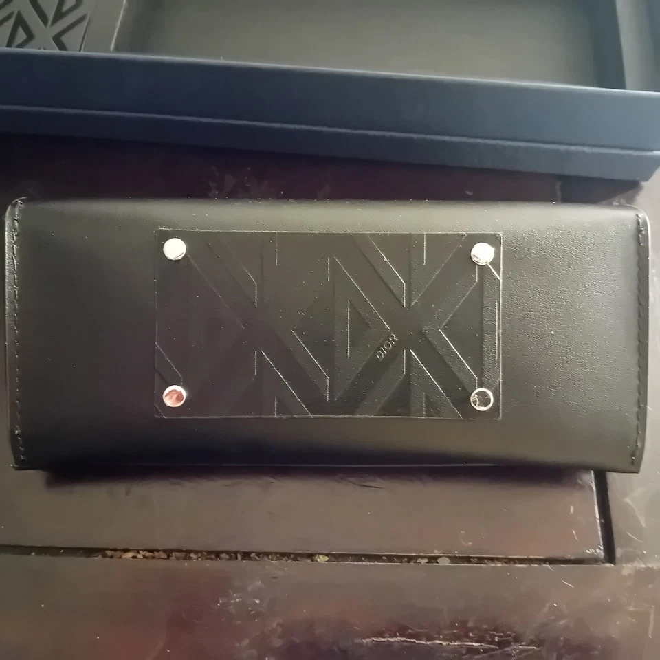 Etui Dior Homme en cuir noir - Photo 3/4