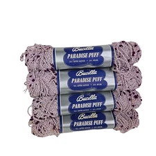 Bucilla Paradise Knitting Yarn Lot 10 skeins Lavender Purple 511 Acetate Nylon V