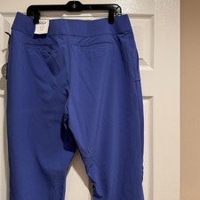 CHICO  S ZENERGY GOLF CAPRI CROP PANTS PERIWINKLE BLUE SIZE 1.5 10 NEW NWT