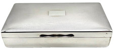 Aristocrat Silver Plate Cigarette Box ? Harman Brothers Sheffield ? Circa 1955