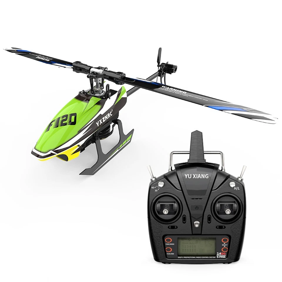 YXZNRC F120 RC Helicopter 2.4G 6CH 6-Axis Gyro 3D 6G Direct Drive Aircraft RTF - Image 4 of 4