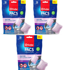O-Cedar PACS Hard Floor Cleaner   Lavender Scent   10 Count 3-Packs Naturally