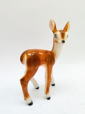 ♥ STATUINA DAINO CERBIATTO IN CERAMICA CARBET VINTAGE ANNI 60 ERA RONZAN LENCI