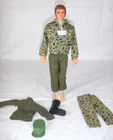 Vtg 1970 Mego Fighting Yank Action Figure Doll W/ Clothing GI Joe Clone