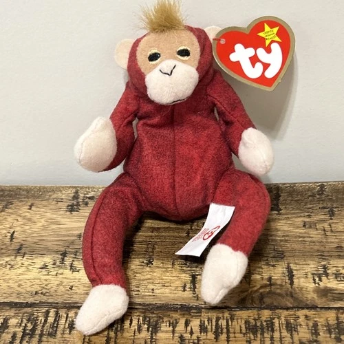 Ty Teenie Beanie Baby Mini Schweetheart Orangutan NWT Vintage 1999 Tag McDonald
