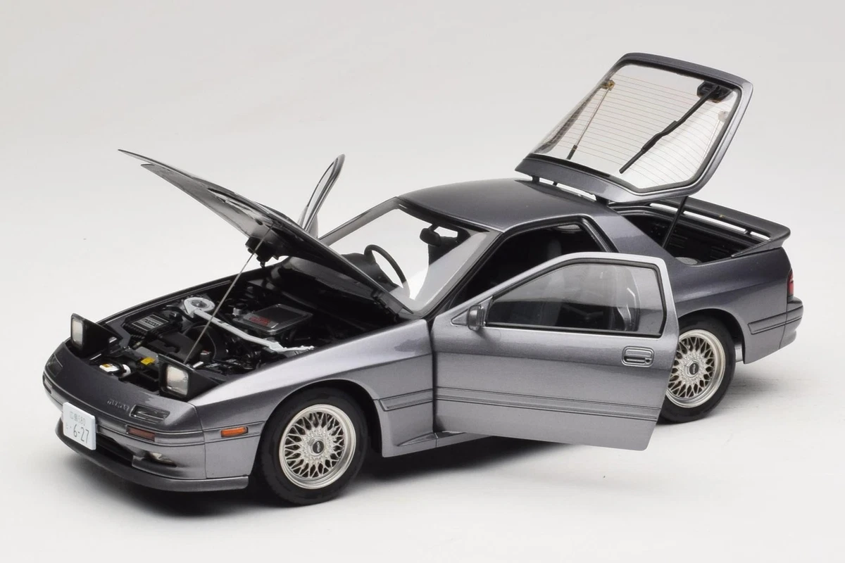 1/18 Mazda Savanna RX-7 RX 7 FC3S Whelart Gray Diecast Model Toy