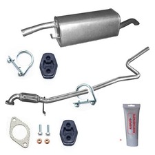 Auspuff Komplett für Ford Fusion JU 1242ccm 1388ccm 75PS 80PS +Zubehör Neu