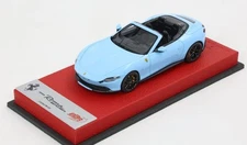 Ferrari Roma Spider Azzurro La Plata - PREMIUM BASE 1:43 BBRC282DU31 BBR MODELS