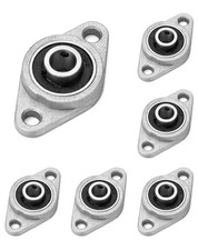 &reg; 6 St&uuml;ck KFL08 Flanschlager, Stehlager 8mm, Zinklegierung Innenkugel, S