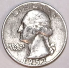 1952-D Washington Quarter - Fine - Toned - #2677EA