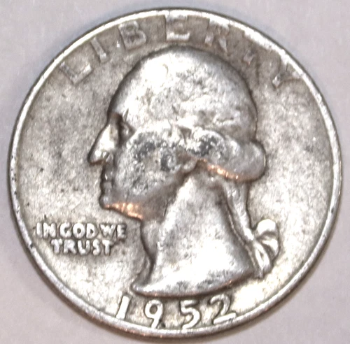 1952-D Washington Quarter - Fine - Toned - #2677EA