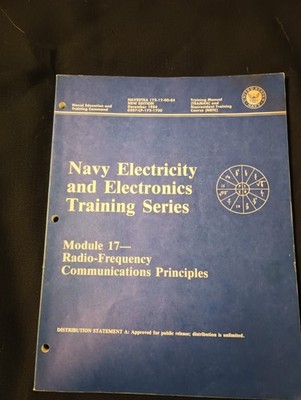 Navy Electricity and Electronics Training Series Module 17 w/Assignment Book