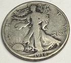 1918 Walking Liberty Silver Half Dollar Good Condition