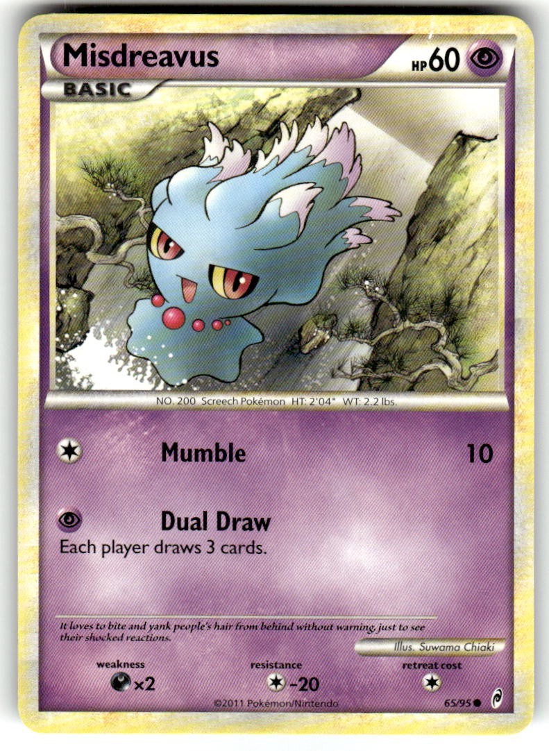 Call of Legends Pokémon TCG Misdreavus 65/95 Common