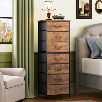 Tall Dresser Bedroom 7 Drawer Dressers & Chests of Drawers Fabric Dresser Closet | eBay Tall Dresser Bedroom 7 Drawer Dressers & Chests of Drawers Fabric Dresser Closet | eBay