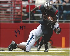 RUTGERS JAWAN JAMISON SIGNED 8X10 PHOTO W/COA JUWAN NFL DRAFT B