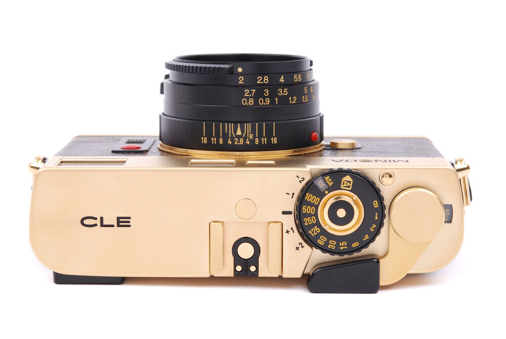 Unused Minolta CLE Gold Limited Film Camera+M-Rokkor 40mm f Unused Minolta CLE Gold Limited Film Camera+M-Rokkor 40mm f