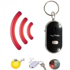 KEYCHAIN LOCATOR WITH LED LIGHT, VOICE CONTROL SOUND, BLACK COLOR