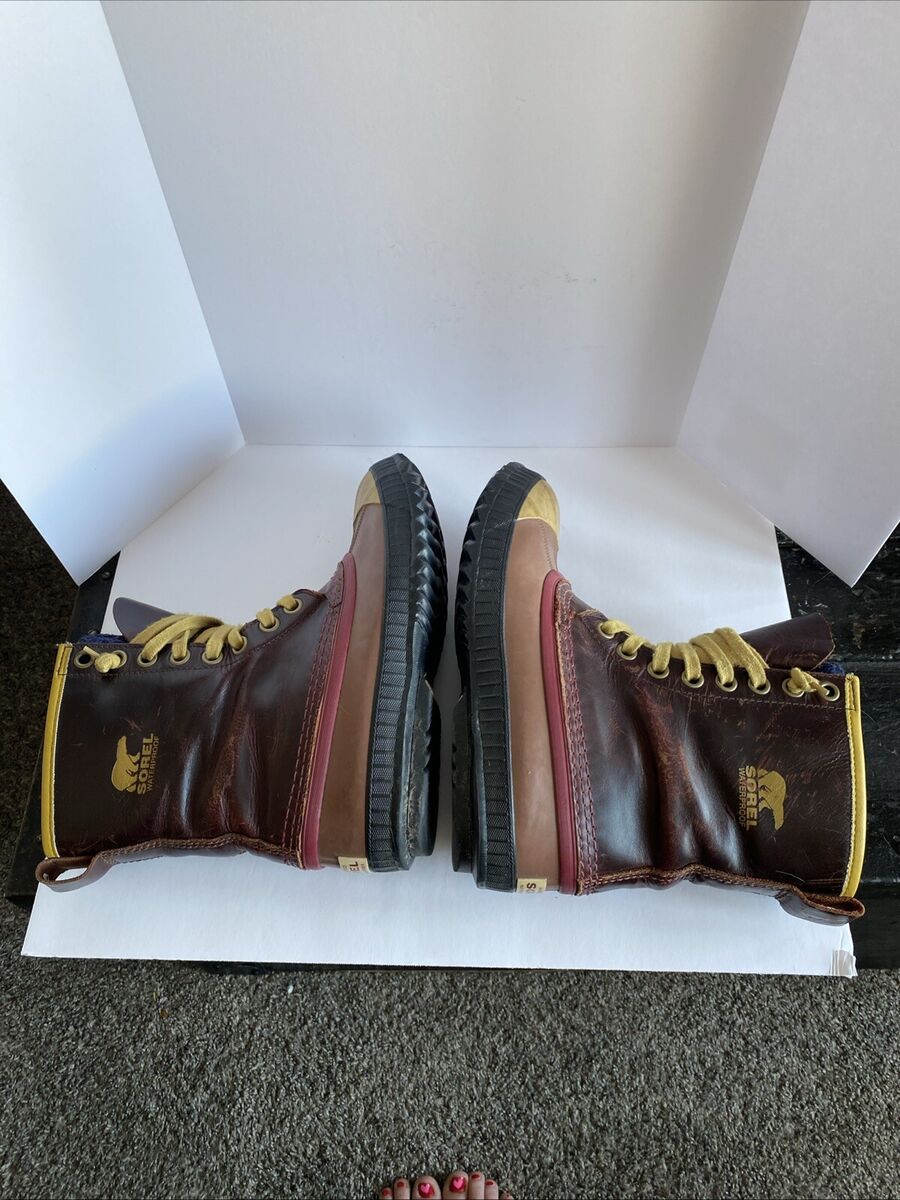 Vintage Sorel Sentry Original Snow Boots US Mens 8 Saddle Vintage Sorel Sentry Original Snow Boots US Mens 8 Saddle
