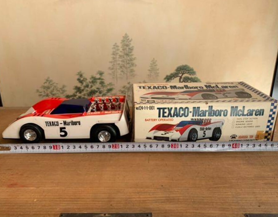 TEXACO Marlboro McLaren レトロ　ブリキカー　ミニカー TEXACO Marlboro McLaren レトロ ブリキカー ミニカー - メルカリ
