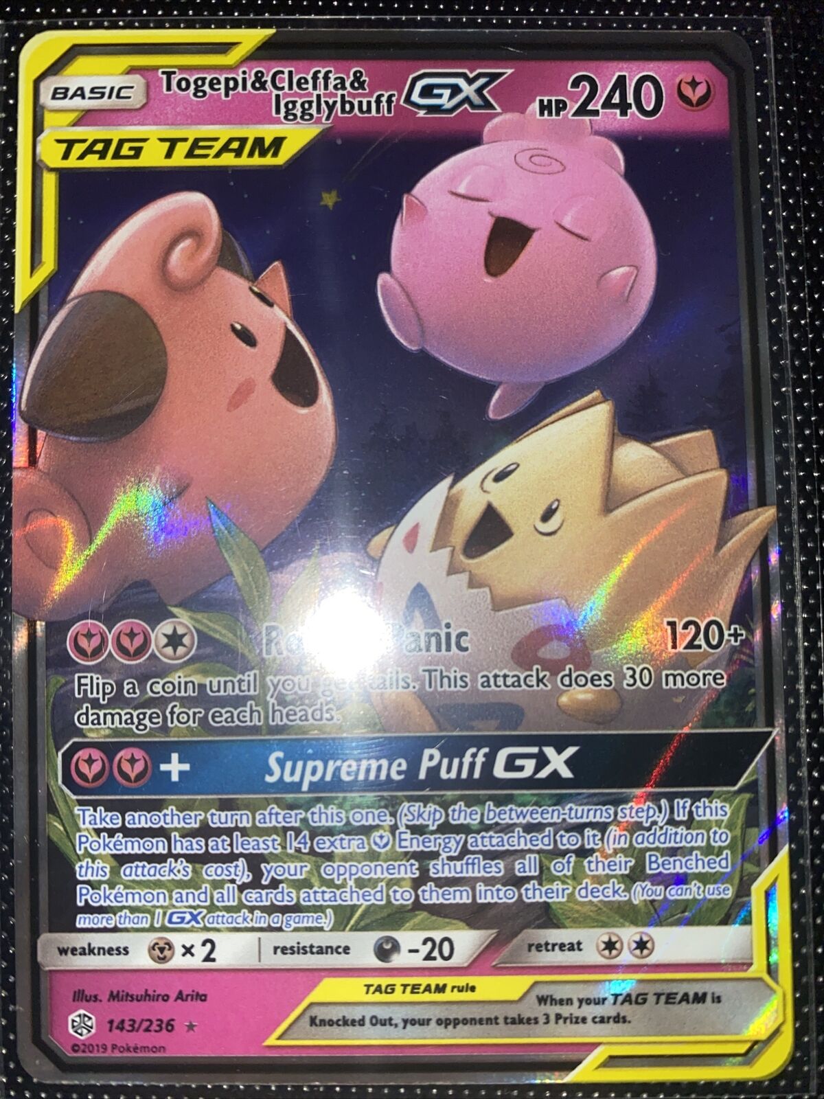 Pokémon TCG: Togepi, Cleffa e Igglybuff GX (143/236) - SM12