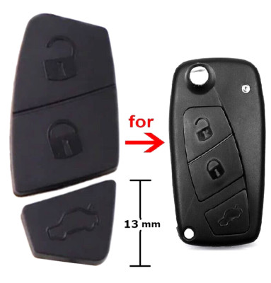Schlüsselanhänger Button Pad kompatibel mit Ford KA MK2 Fob 2008 bis 2016 Aftermarket Teil