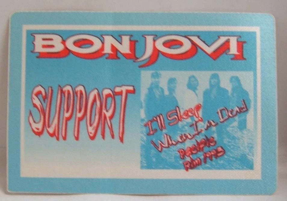 JON BON JOVI / RICHIE SAMBORA - OLD BON JOVI TOUR CONCERT CLOTH