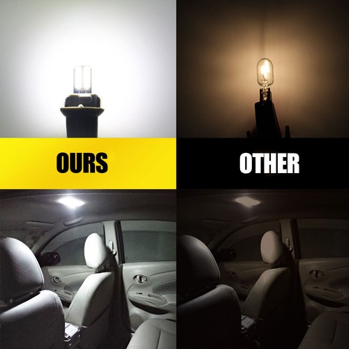 Canbus BA9S LED Car Reverse Lights Parking License Plate Bulb Accessories White - Picture 8 of 12