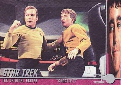 STAR TREK TOS 40TH SERIES 2 CHARLIE X REVISED INSERT CARD 24