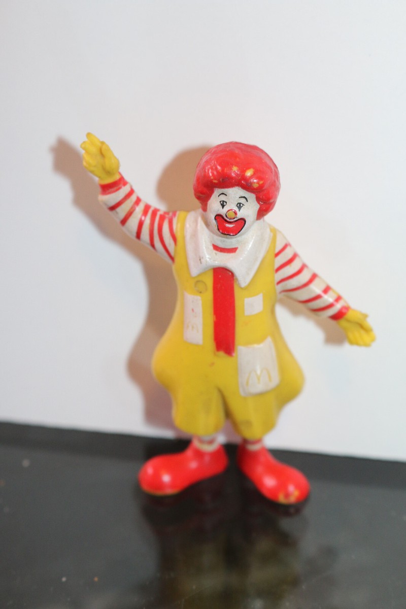 1985 Mc donald's Ronald McDonald Burger toy Vintage Figure