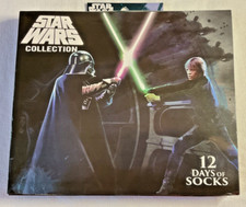 Star Wars Collection 12 Days Of Socks 12 PAIR 4 CREW 8 LOW CUT NIB