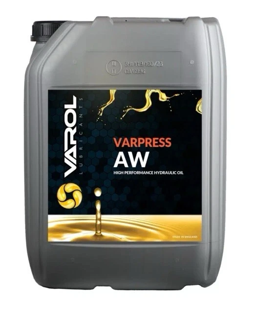 VAROL LUBRICANTS Varpress 32AW Hydraulic Oil - 20Ltr