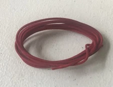 GAVITT RED 22 Gauge guitar wire stranded vintage style Cloth Covered Pre-tinned 