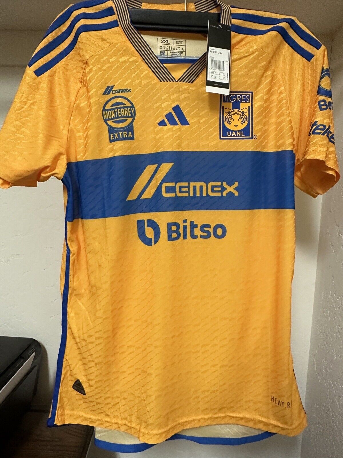 Authentic Tigres UANL Soccer Jersey Custom Home Shirt 2023/24