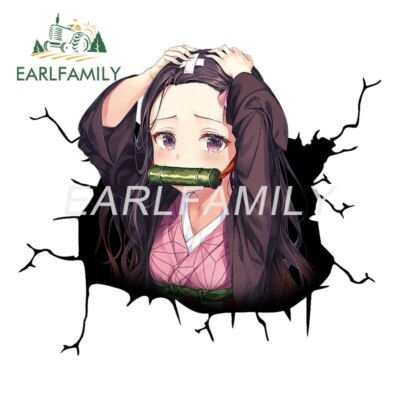 NEZUKO KAMADO ANIME Peeker Sticker Demon Slayer Car Decal EUR 11,09 - DE
