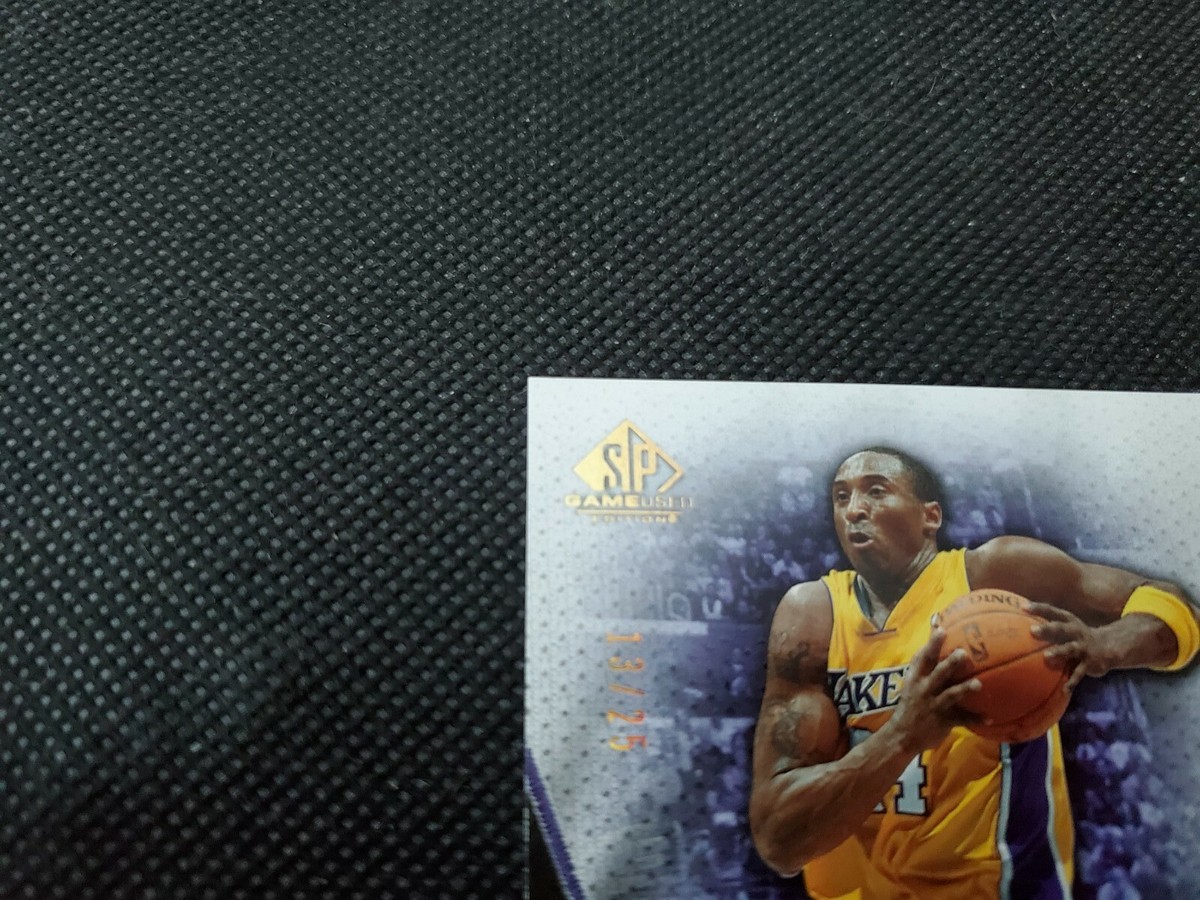 2007-08 KOBE BRYANT SP GAME USED GOLD SP PARALLEL #13/25