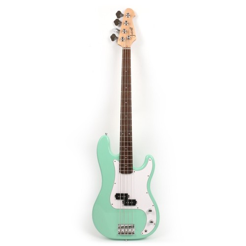 Four 4 String Electric Guitar Maple Neck P Bass Rosewood Fretboard Green