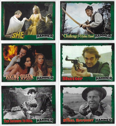 Hammer Horror Classics Series 1 (One) - 6 Card "Beyond Horror" Chase Set BH1-6 - Picture 2 of 3