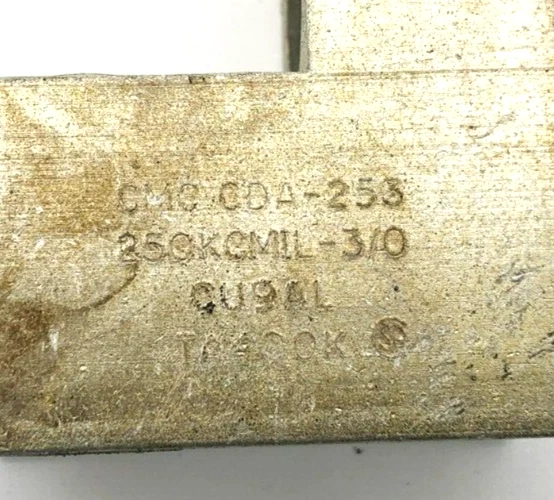 New CMC CDA-253 Lug Terminal 250KCMIL-3/0 CU9AL TA400K - Image 3 of 4