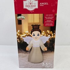 Holiday Time Angel Airblown Inflatable 3.5 Ft Tall Lights Up Christmas