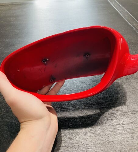 Porsche 996 911/986 Boxster 1999-2004 Left Drivers Side Mirror Cover Guards Red - Picture 5 of 6